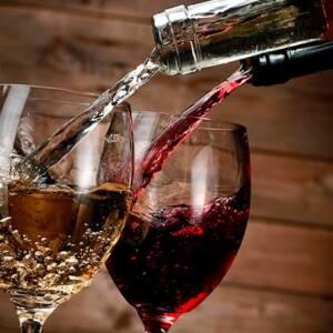 Botella de vino blanco o tinto